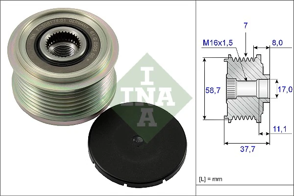 Alternator Freewheel Clutch